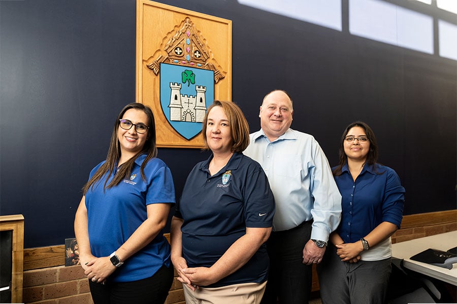 the safe enviornment team poses